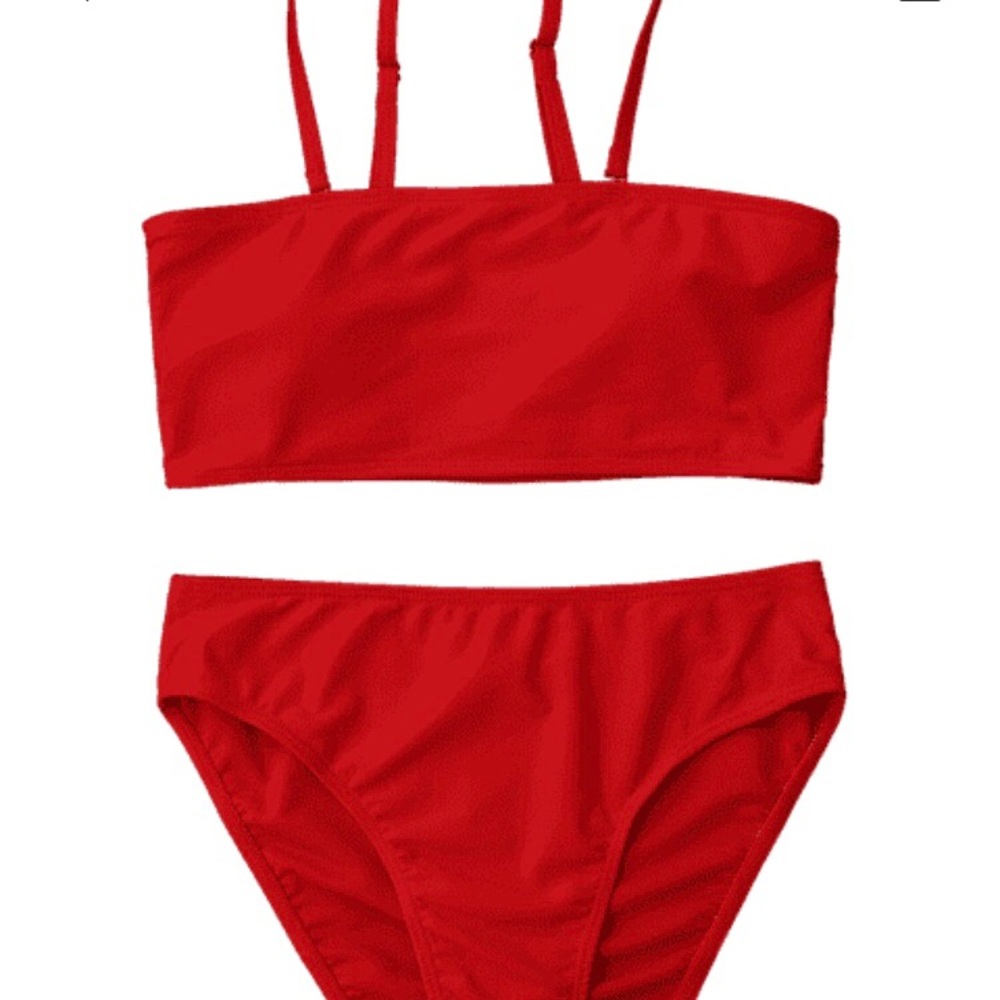 🔺Red, high-waisted bikini. Brand new!